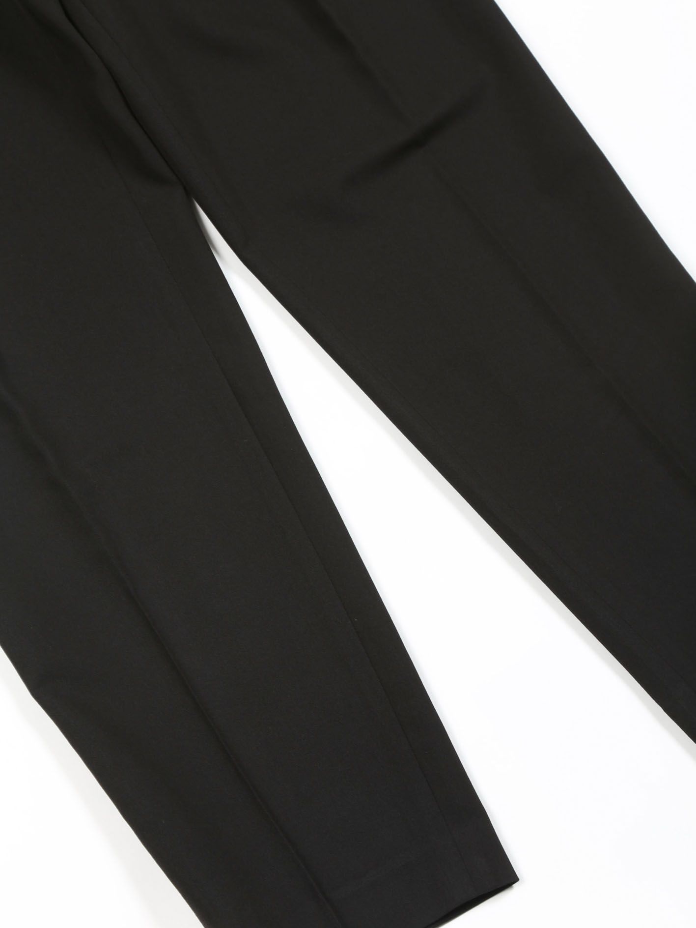 T/Rライトギャバ ツータックパンツ - 2 Tuck Pants - BLACK