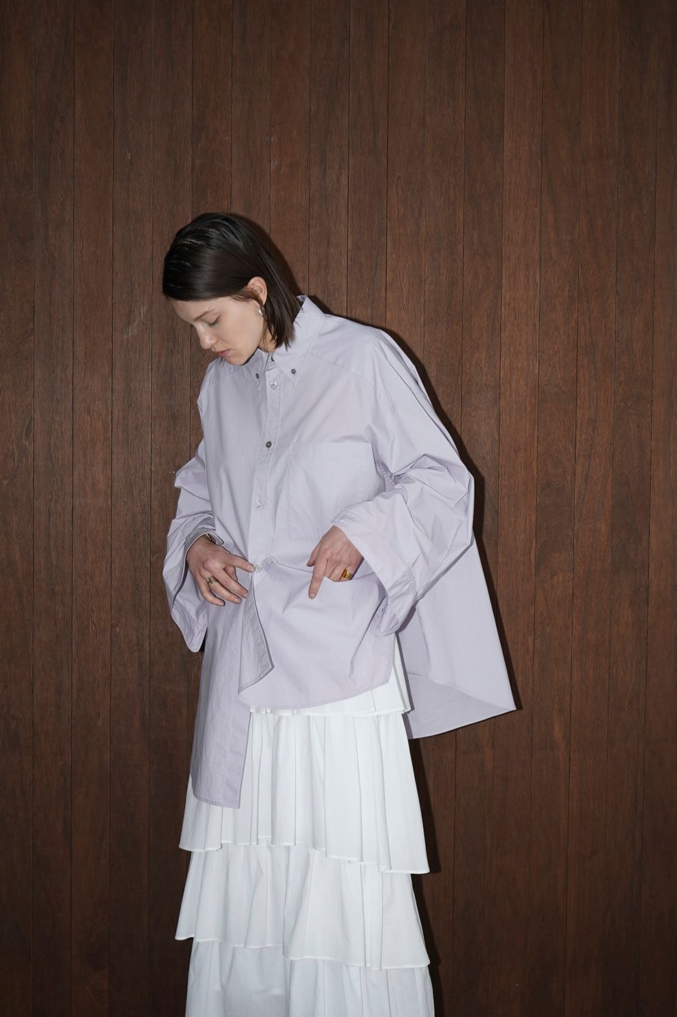 CLANE - ヒューズ シャツ - HUGE SHIRT - LIGHT PURPLE | ADDICT WEB SHOP