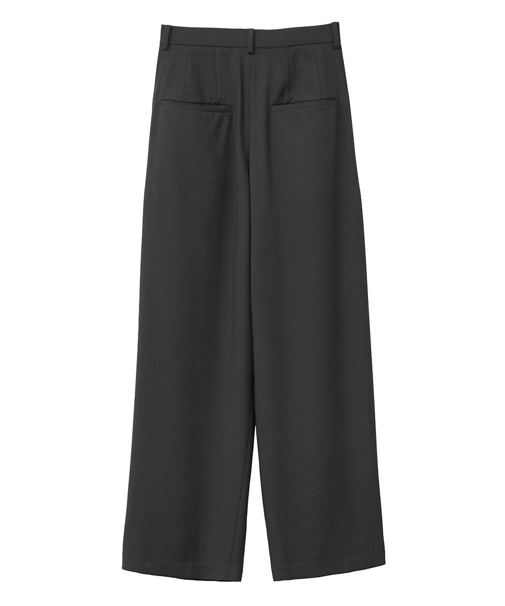 21AW ベーシックタックパンツ -  BASIC TUCK PANTS - BLACK