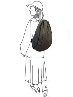 honto. - 巾着リュック L - GREY | ADDICT WEB SHOP