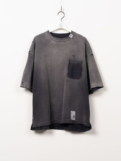 サンフェードティーシャツ - sun faded Tee - BLACK