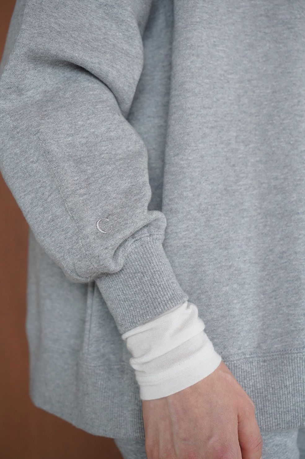 CLANE - スウェットトップス - C SWEAT TOPS - BLACK | ADDICT