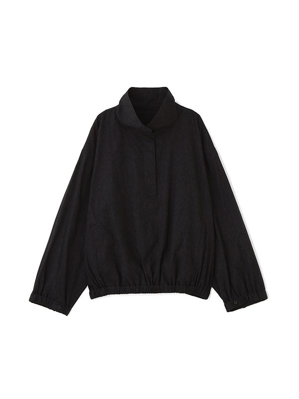 ジャガードライトプルオーバートップス (BLACK)