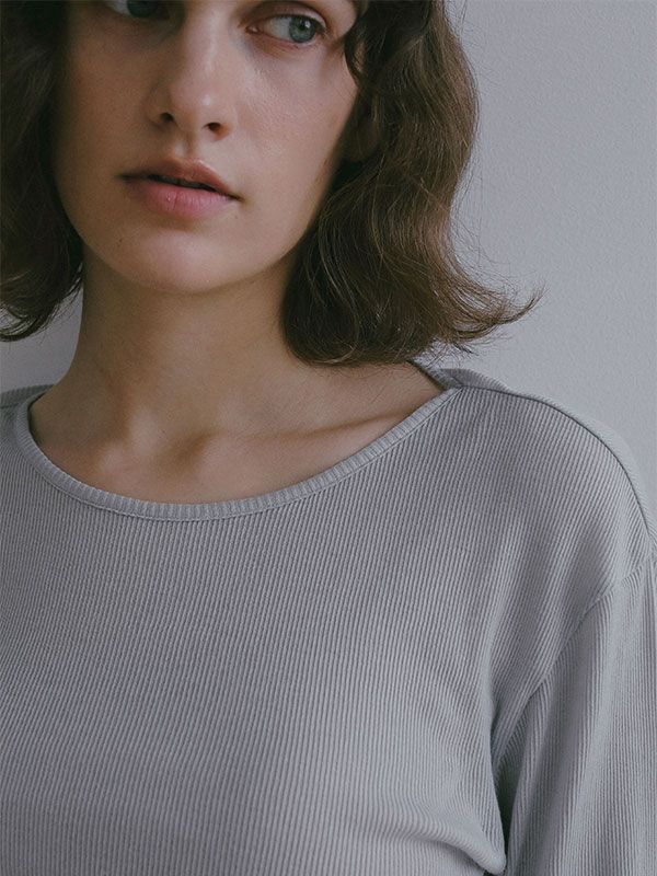 DEPENDREシアーロンTee / カットソー （MEDIUM GREY）
