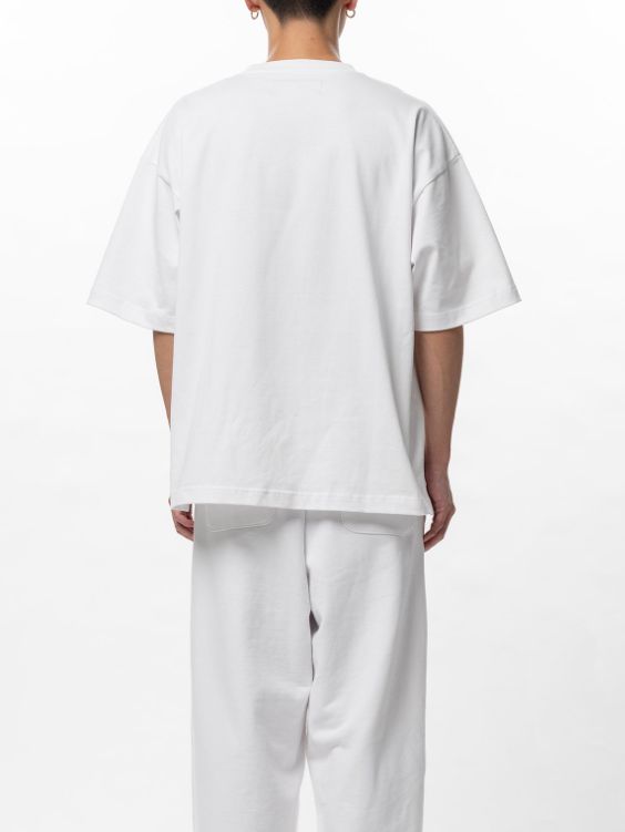 ヘビーウェイトジャージー ハーフスリーブTシャツ - Heavy Weight Jersey Half-sleeve T-shirt (WHITE)