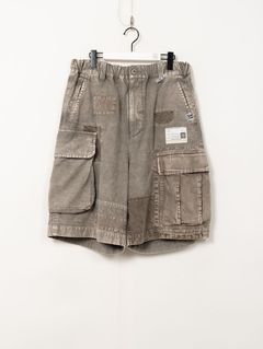 リペアドカーゴショーツ - REPAIRED CARGO ST (LT/GREY)