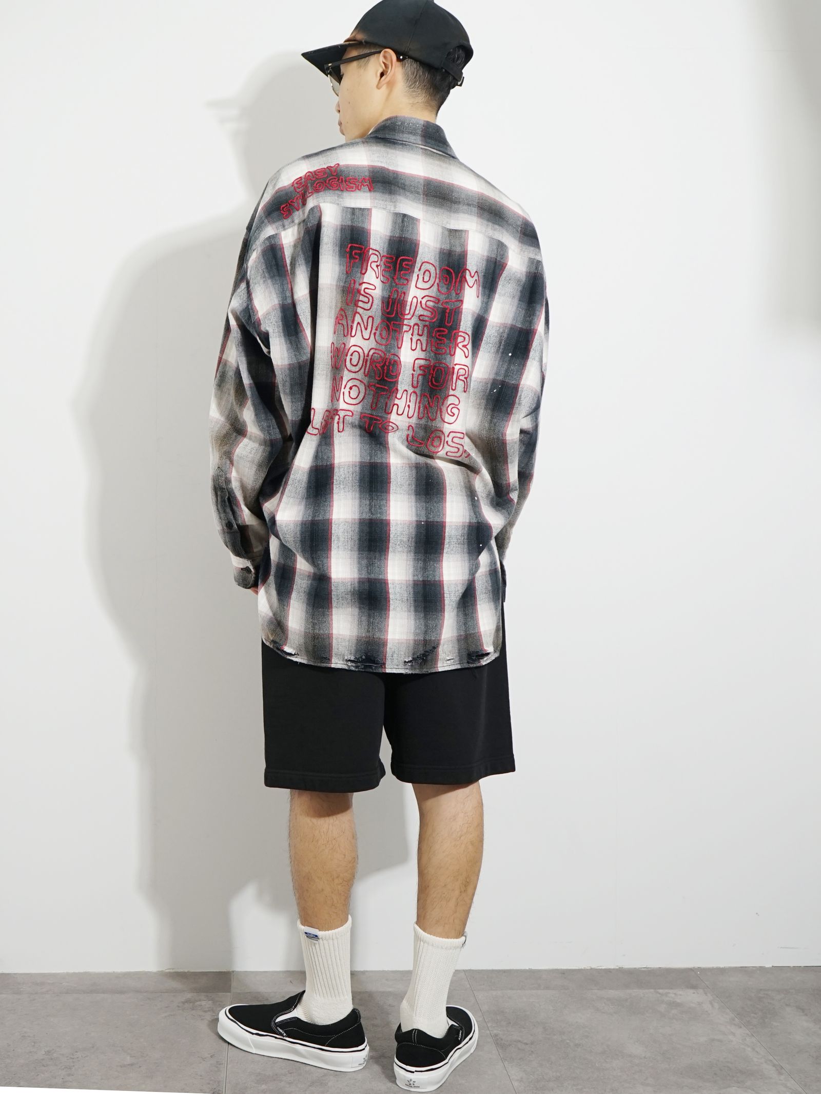 フレンチテリー イージーショーツ | French Terry Easy Shorts BLACK