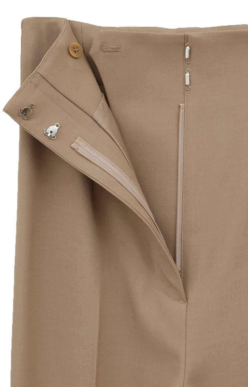 CLANE - ハイウエストパンツ - HIGH WAIST SIDE LINE PANTS