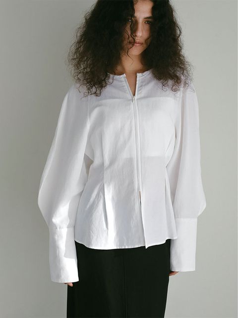 ETRE TOKYO バルーンスリーブショートトップス アイボリー ブラウス  