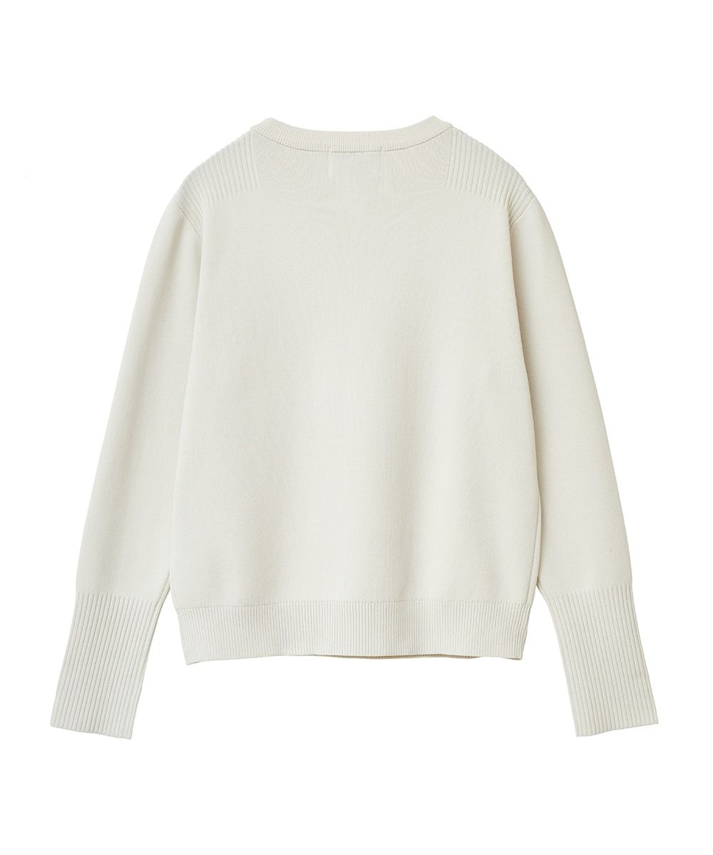 クラネ CLANE BASIC COMPACT KNIT TOPS （IVORY） BASIC COMPACT KNIT – OBLIGE