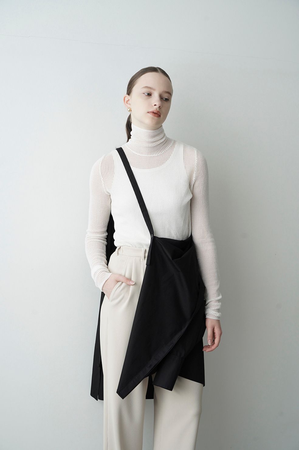 CLANE - オーバーシャツ - C OVER SHIRT - BLACK | ADDICT WEB SHOP