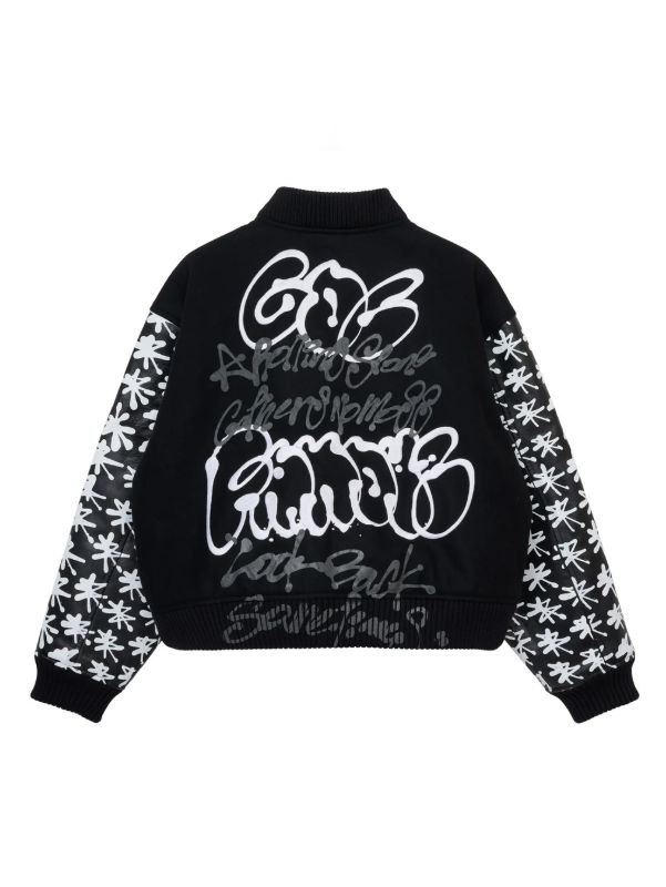 【FAMOUZ×GDC collabo】 stadium jumper - スタジアムジャンパー （BLACK)