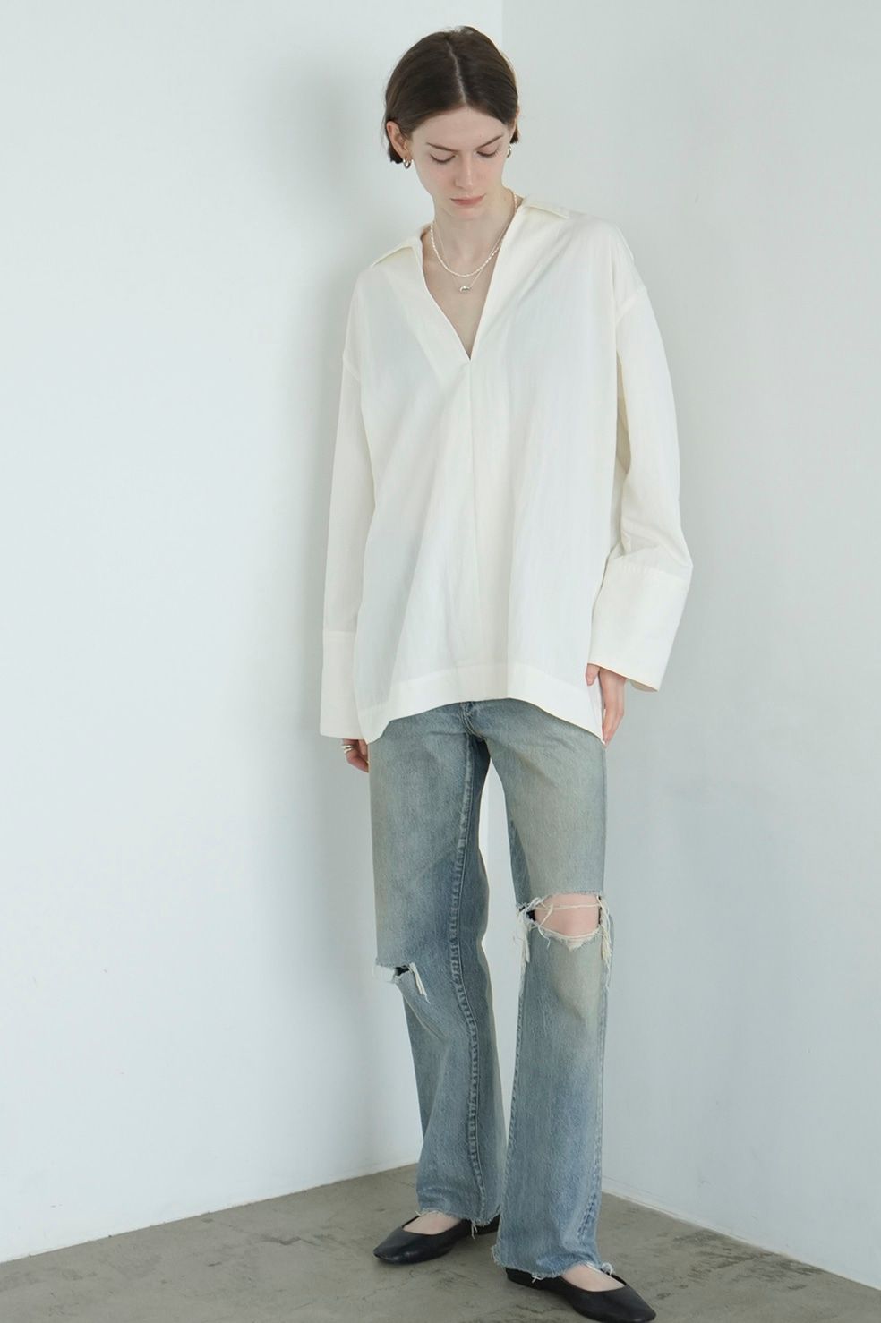 CLANE - クラッシュ デニムパンツ - CRASH DENIM PANTS | ADDICT WEB SHOP