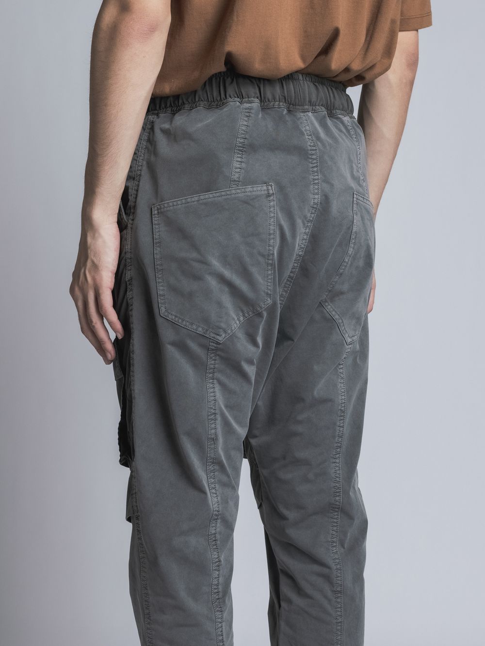 ストレッチナローカーゴパンツ  B/GREY
