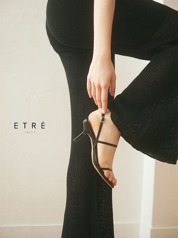 ETRE TOKYO - タックメッシュニットパンツ - BEIGE | ADDICT WEB SHOP