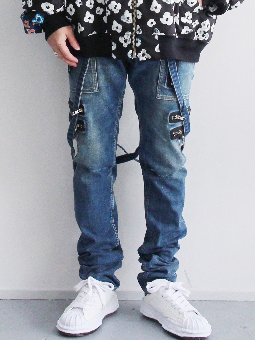 【UNUSED】 Ripped denim pants デニムパンツ