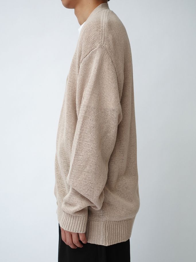 UNIVERSAL PRODUCTS - Dry Cotton Knit Cardigane BLACK | koko