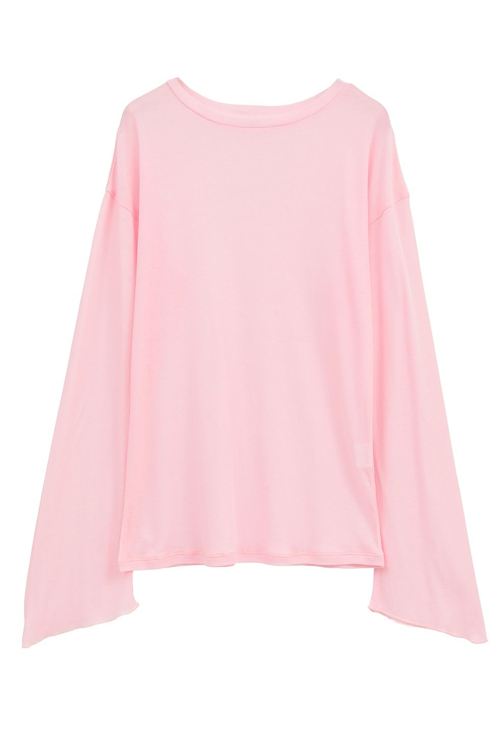 シアールーズロンティー - SHEER LOOSE CUT TOPS (PINK)