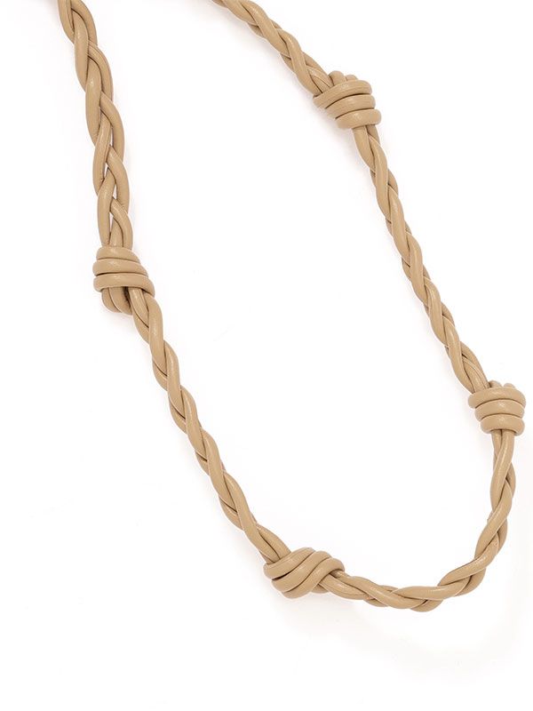 レザーコードショートマルチストラップ (BEIGE)