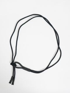 ロープベルト - COMBINATION COTTON ROPE BELT BLACK