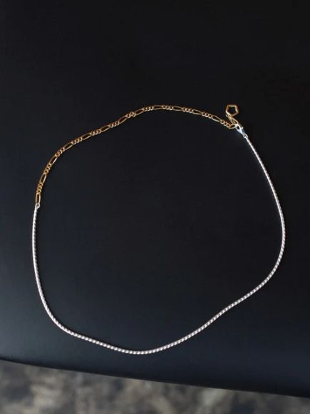 シェードコンビチェーンネックレス MIX （S-48cm）