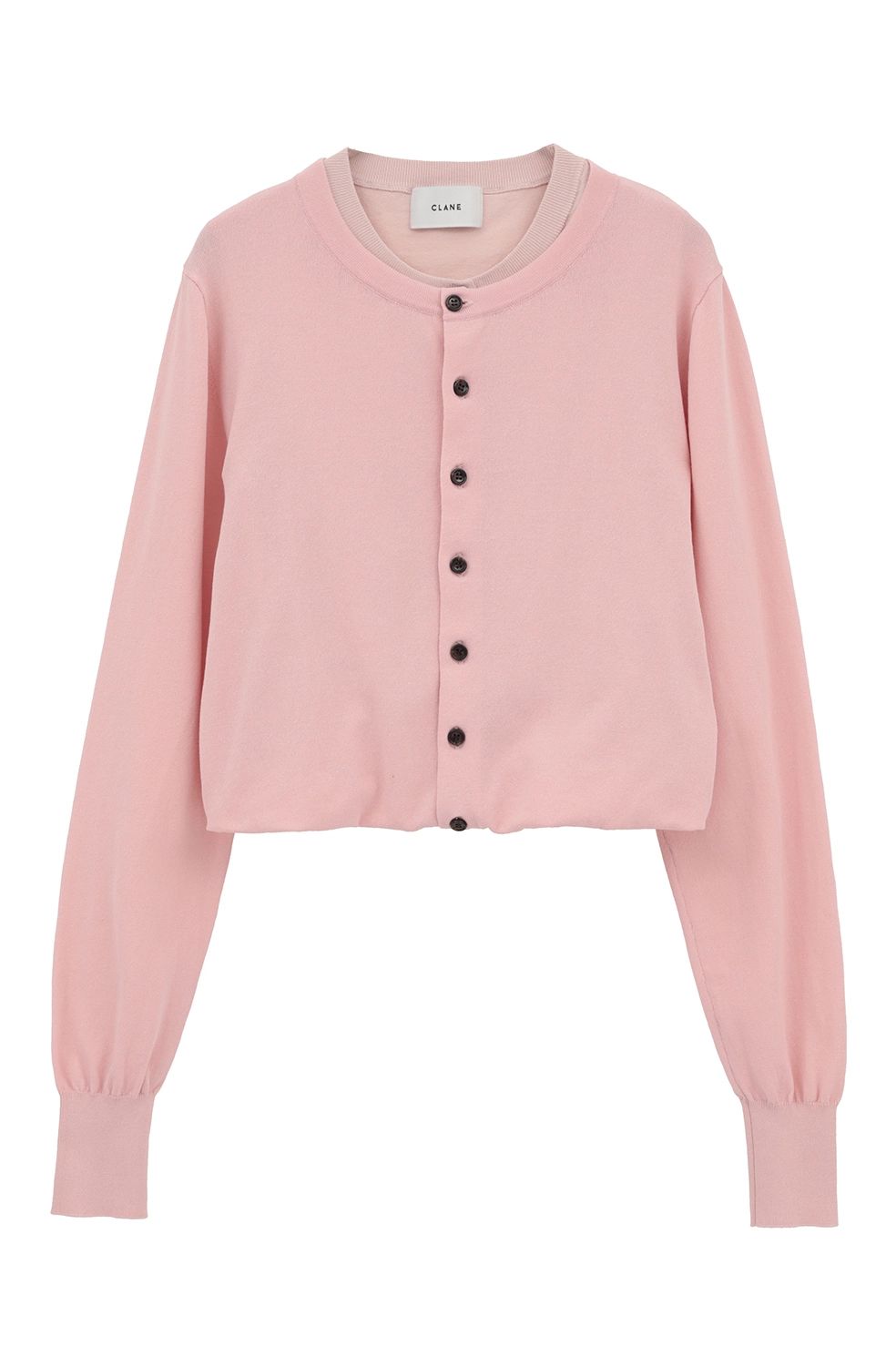 レイヤーニットカーディガン - W LAYERED KNIT CARDIGAN (PINK)