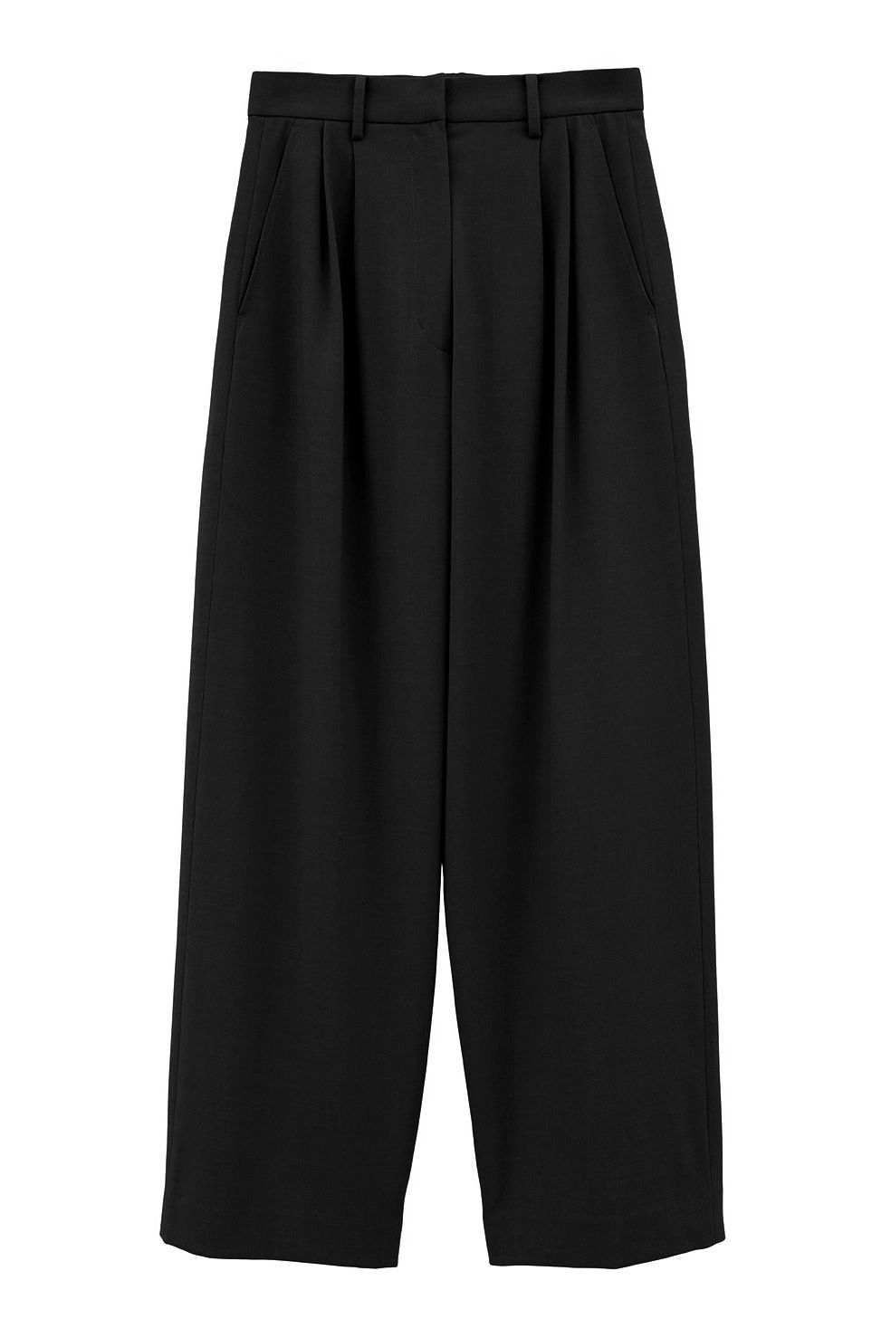 【26SS】 ベーシックタックパンツ -  BASIC TUCK PANTS (BLACK)