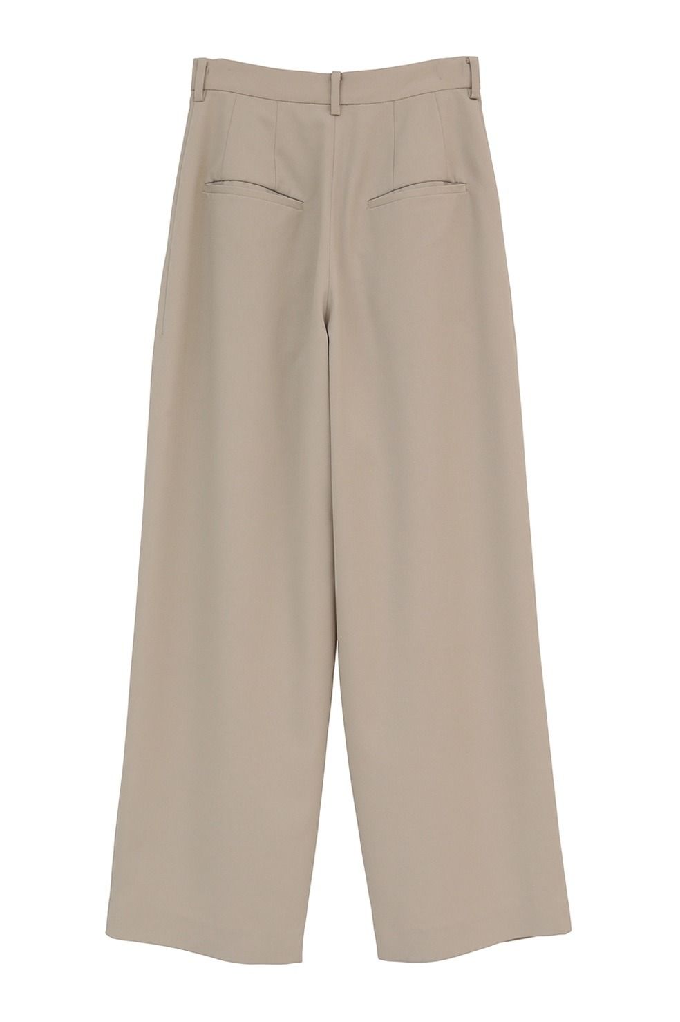 【26SS】 ベーシックタックパンツ -  BASIC TUCK PANTS (BEIGE)