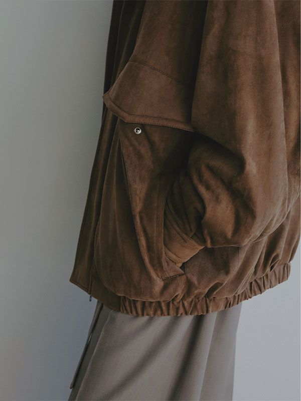 パディングワークブルゾン (BEIGE)