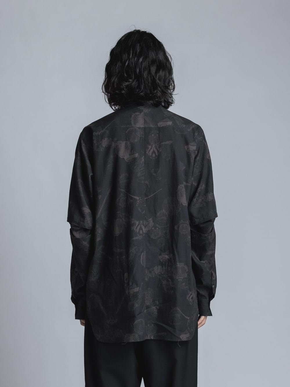 インセクトプリントシャツ - INSECT PRINT SHIRT - BLACK