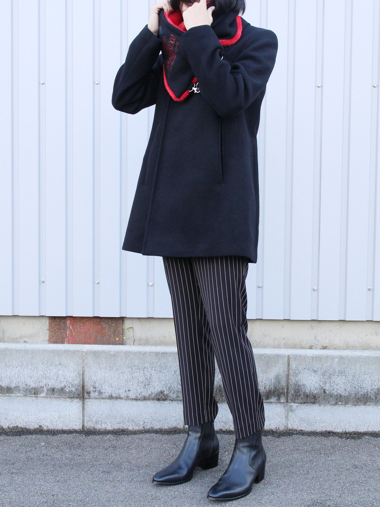 YUKI HASHIMOTO × GalaabenD』 SCARF ATTACHED PEACOAT STYLE | 1079 ...