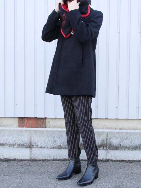 『YUKI HASHIMOTO × GalaabenD』 SCARF ATTACHED PEACOAT STYLE
