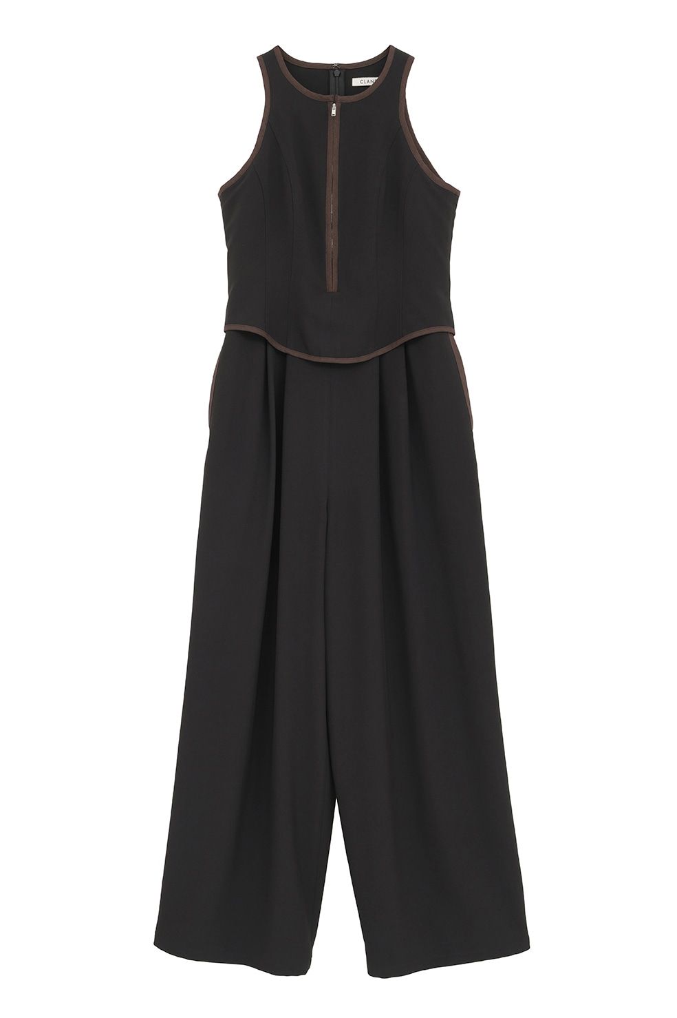 ビスチェレイヤードオールインワン -  BUSTIER LAYERED ALL IN ONE （BLACK）