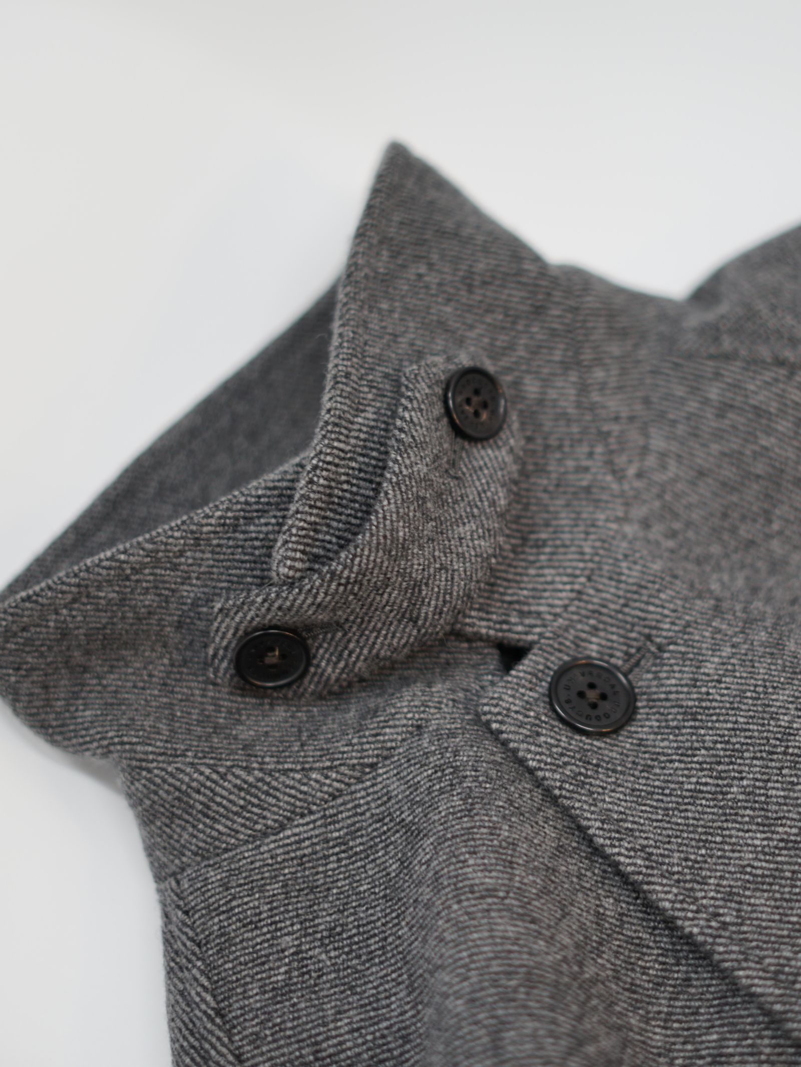 ラムウールカーコート - LAMB WOOL CAR COAT (GREY)