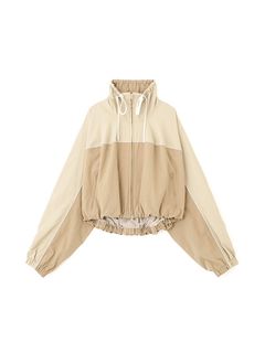 バルーンヘムコンビブルゾン (BEIGE)