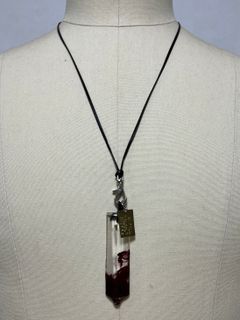ネックレス - CRYSTAL BLOOD NECKLACE SMALL - COLLABORATION WITH MALCOLM GUERRE