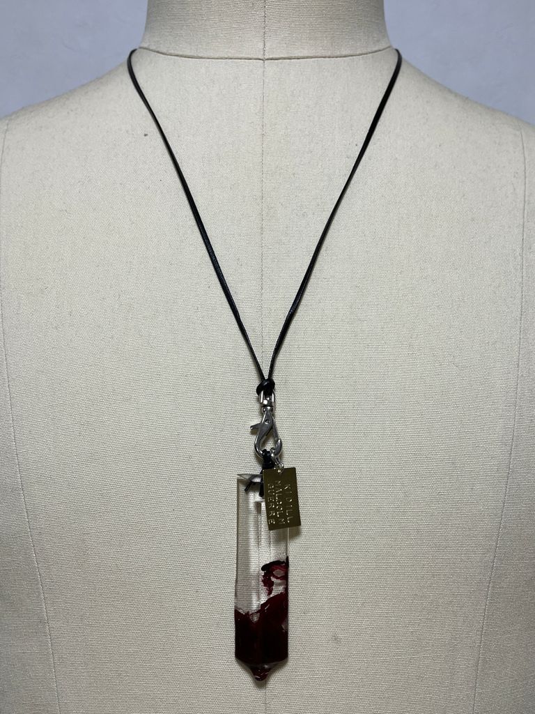 KIDILL - ネックレス - CRYSTAL BLOOD NECKLACE SMALL - COLLABORATION WITH
