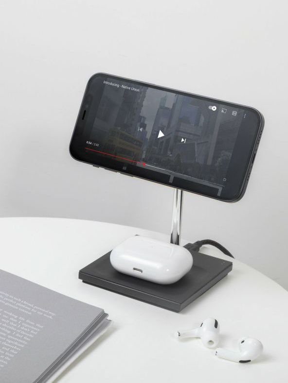マルチデバイス対応 マグネット式充電スタンド - SNAP 2-IN-1 MAGNETIC WIRELESS CHARGER