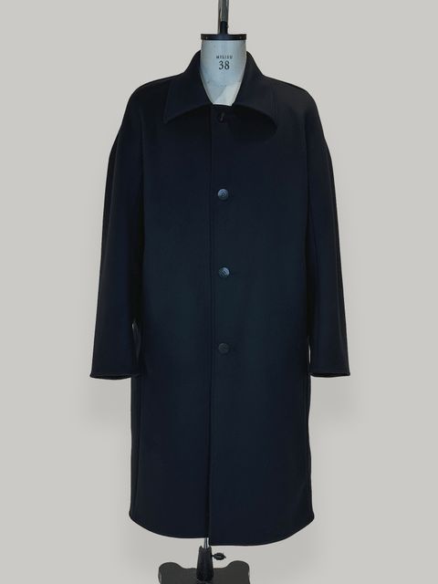 ビーバーウール ステンカラーコート | SOUTIEN COLLAR OVERCOAT IN DOUBLE FACE BEAVER