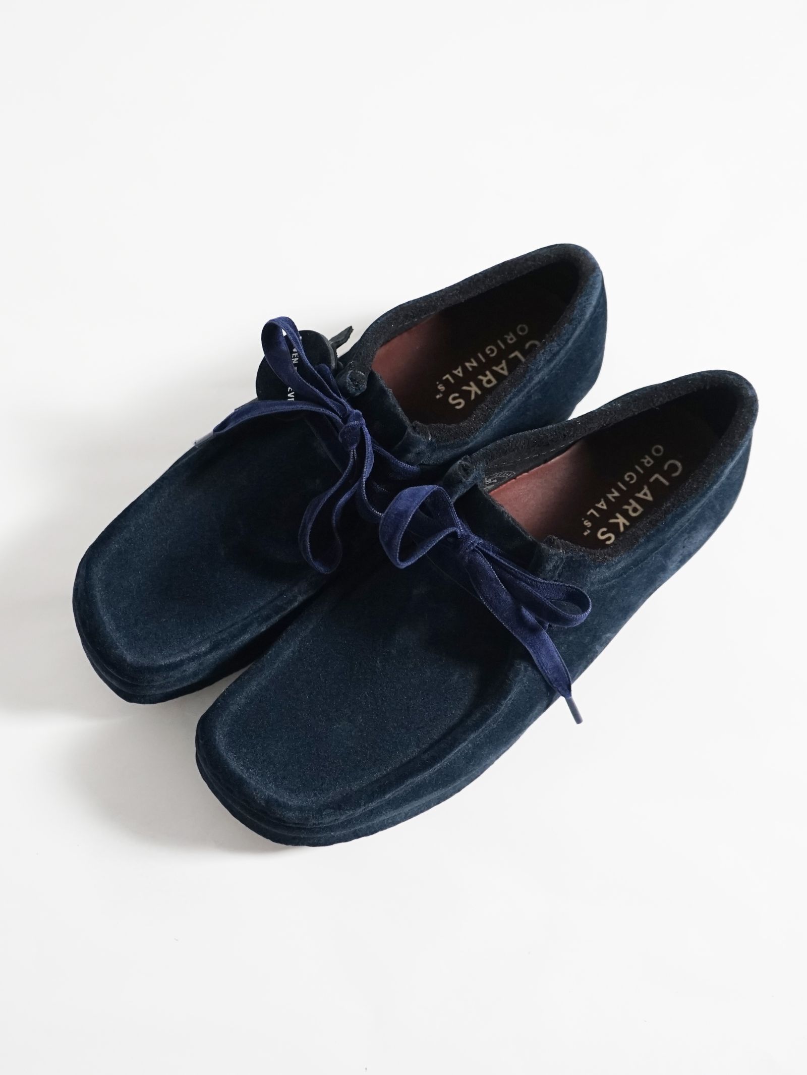 SEVEN BY SEVEN - クラークス ワラビーシューズ - Clarks Originals Shoes NAVY | ADDICT WEB  SHOP