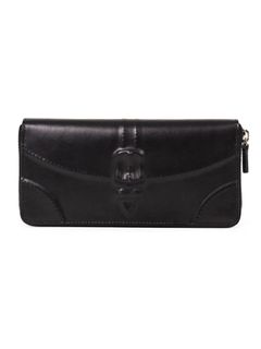 炙り出し長財布 - インビジブル ロングウォレット - BLACK