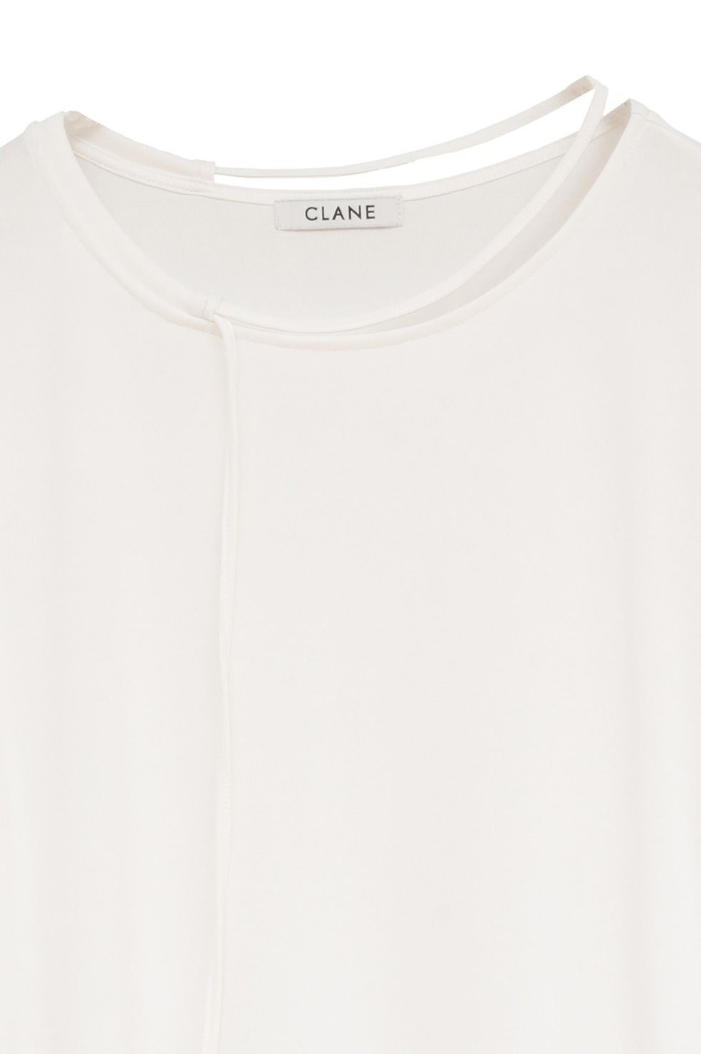 コードカットソー - DROOP THIN CODE SOFT TOPS (WHITE)