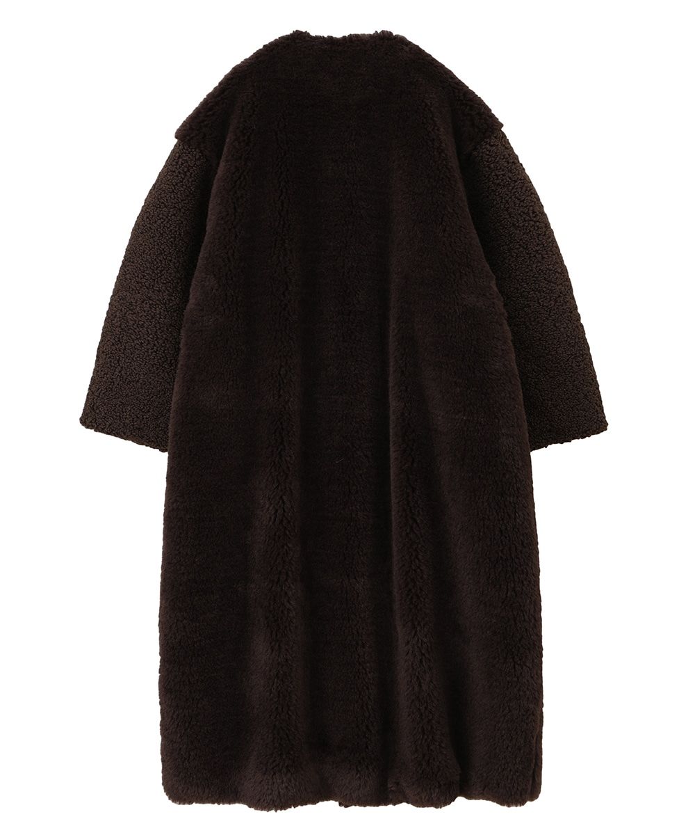 CLANE - ミックス ファー コクーン コート - MIX FUR COCOON COAT