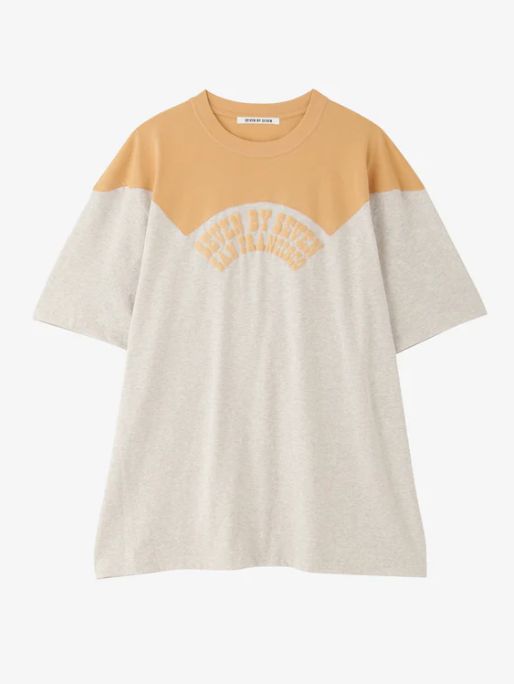 カレッジTシャツ - BEIGE - WESTERN YOKE PRINT TEE