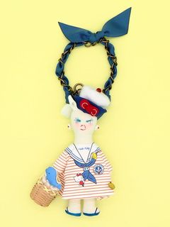サンリオ コラボ ドールチャーム - KT-TRAVELING-DOLLCHARM