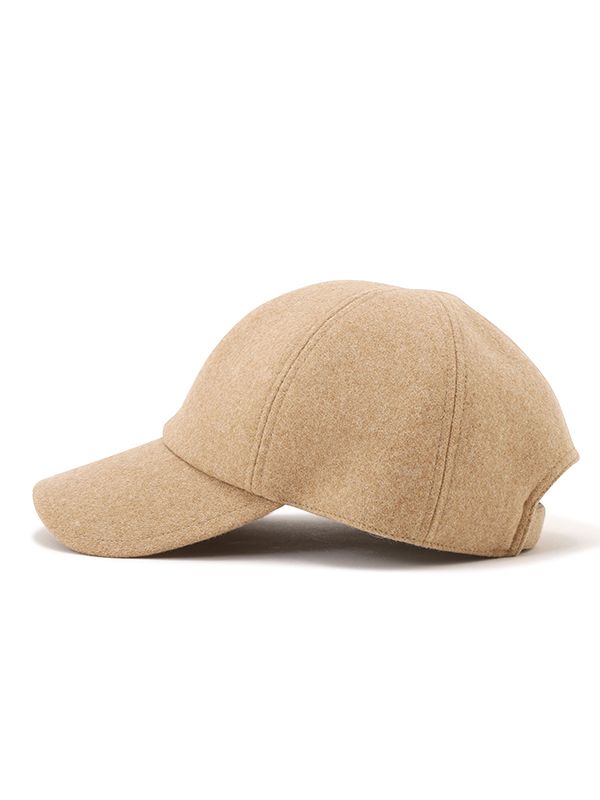 ラムウールメルトン キャップ  (BEIGE)