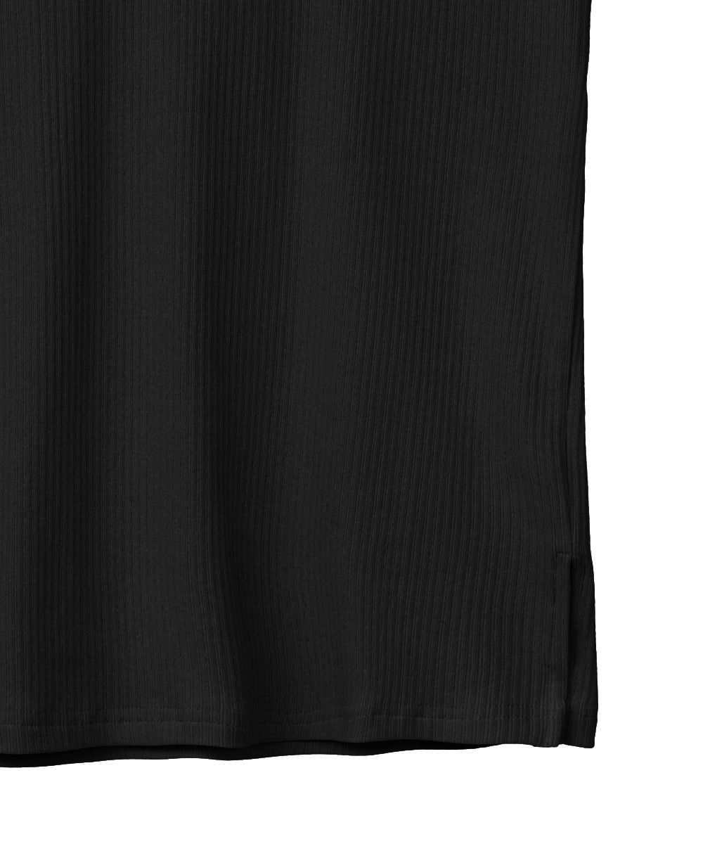レイヤードアメリカンタンクトップ - LAYERD AMERICAN TANK TOP BLACK