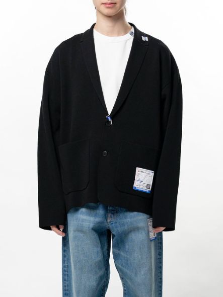 ミラノ リブ ジャケット - Milan Rib Jacket (BLACK)