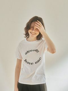 サークルロゴTee - WHITE