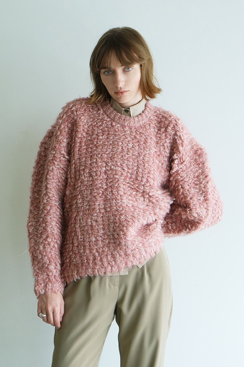 CLANE - ミックス モヘア ニット トップス - MIX LOOP MOHAIR KNIT ...